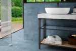 Carrelage salle de bain bleu sol & mur Cevica NATURAL - BLUE