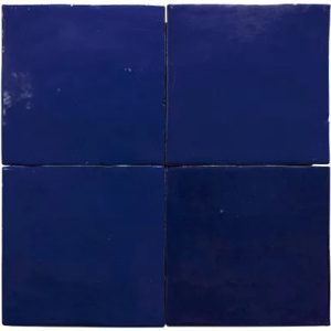 Zellige marocain bleu - Zelij Cevica AZUL COBALTO