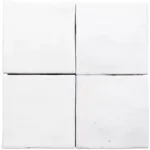 Zellige marocain blanc - Zelij Cevica BLANCO