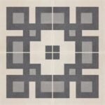 Carreaux de ciment noir et blanc - Recer TWENTIES - CORNER