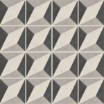 Carreaux de ciment noir et blanc - Recer TWENTIES - DIAMOND