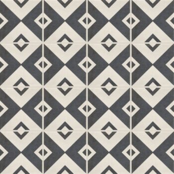 Carreaux de ciment noir et blanc - Recer TWENTIES - VERTEX
