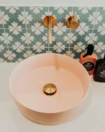 Carrelage effet carreaux de ciment - Collection MARLOW de Nanda Tiles - crédence sall ede bain ZOE