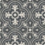 Carrelage carreaux de ciment noir et blanc Recer TWENTIES - CLASSIC