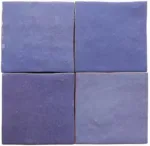 Zellige marocain mauve - Zelij Cevica LILA
