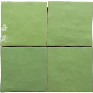 Zellige marocain vert HIERBA - Zelij Cevica