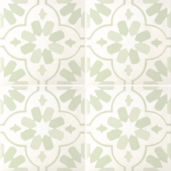 Carrelage imitation carreaux ciment LAMOUR - Airy Green