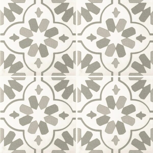 Carrelage imitation carreaux ciment LAMOUR - Airy Grey