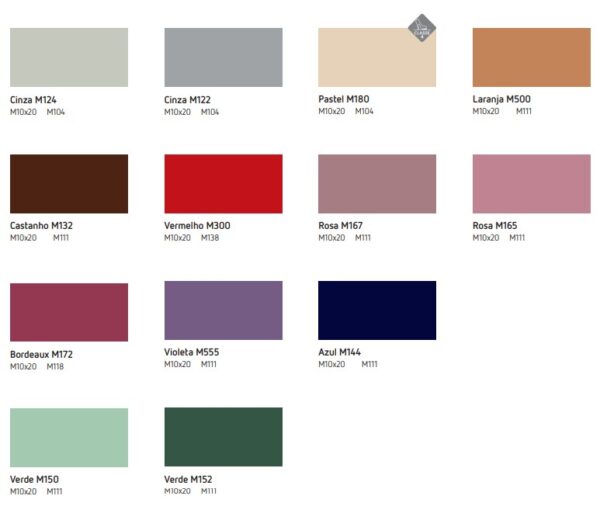 Carrelage couleur carré ou rectangle Recer PROJECTOS