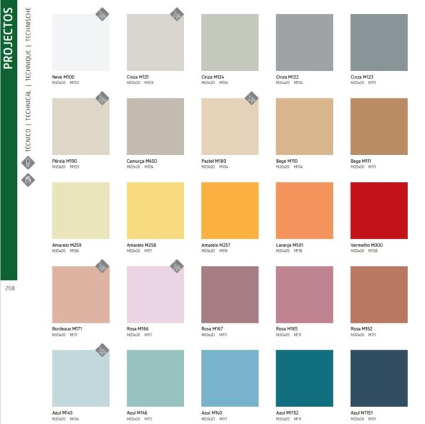 Carrelage couleur carré ou rectangle Recer PROJECTOS