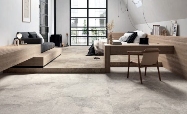 Carrelage pierre / marbre Ascot STONE VALLEY - SABBIA 30x60cm et SALE 90x90cm
