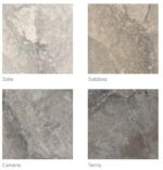 Carrelage pierre / marbre Ascot STONE VALLEY - 4 couleurs disponibles