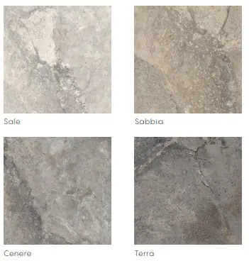 Carrelage pierre / marbre Ascot STONE VALLEY - 4 couleurs disponibles