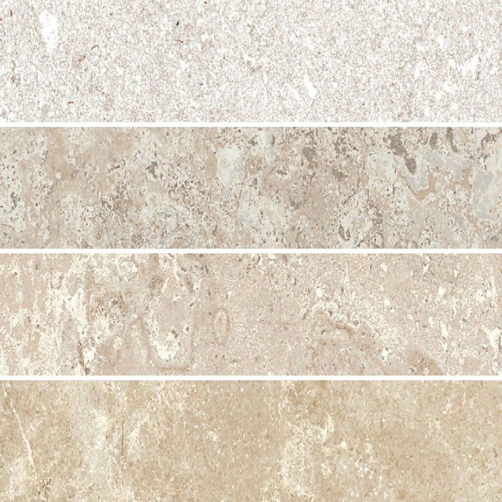 Carrelage travertin PIERRE NEUVE Unicom Starker - 4 couleurs