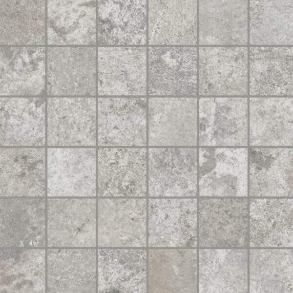 Carrelage imitation pierre Unicom Starker DEBRIS - décor mosaïque CINDER