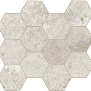 Carrelage imitation pierre Unicom Starker DEBRIS - décor hexagonal FLINT