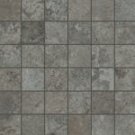 Carrelage imitation pierre Unicom Starker DEBRIS - décor mosaïque SOOT