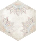Carrelage effet carreau de ciment hexagonal Nanda HABITANIA - FLORA