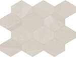Carrelage hexagonal effet ardoise Unicom Starker BRAZILIAN SLATE - couleur STORM BEIGE