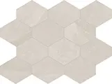 Carrelage hexagonal effet ardoise Unicom Starker BRAZILIAN SLATE - couleur STORM BEIGE
