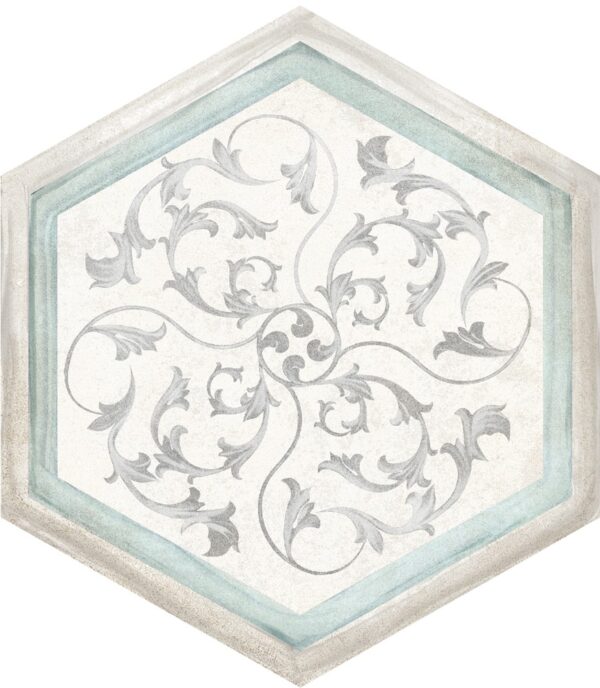 Carrelage effet carreau de ciment hexagonal Nanda HABITANIA - IRIS