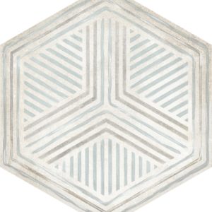 Carrelage effet carreau de ciment hexagonal Nanda HABITANIA - LUCI
