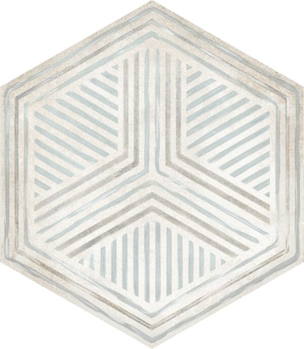 Carrelage effet carreau de ciment hexagonal Nanda HABITANIA - LUCI