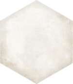 Carrelage effet carreau de ciment hexagonal Nanda HABITANIA - MILY WHITE