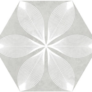 Carrelage fleurs hexagonal sol et mur Nanda JULIET - SOLANA