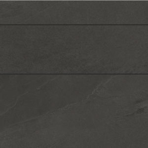 Carrelage ardoise noire Unicom Starker BRAZILIAN SLATE - déco Plank RAIL BLACK