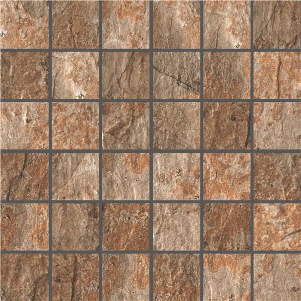 Carrelage mosaïque pierre de bali SLATE STN Ceramica - MALLA GOLD