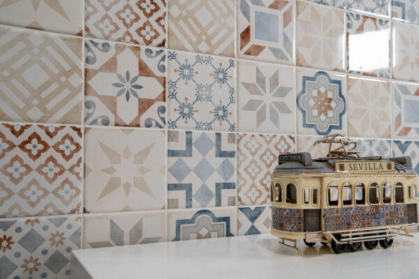 Carrelage mural patchwork déco Pasicos SEVILLA