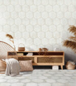 Carrelage effet carreau de ciment hexagonal Nanda HABITANIA - mur LUCI