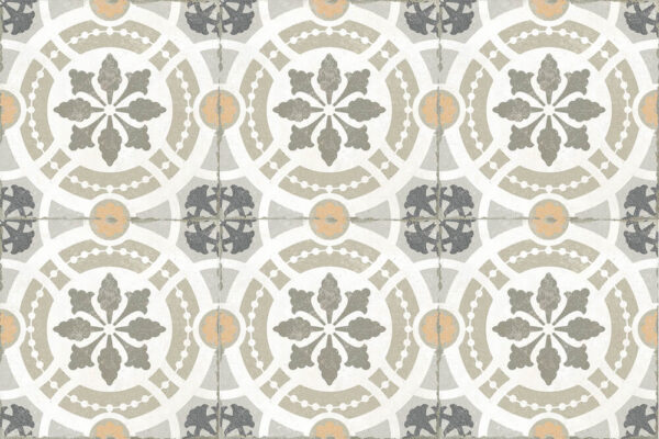 Carrelage carreau de ciment sol et mur Nanda GABANA - motif BAHIA