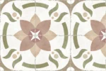 Carrelage carreau de ciment sol et mur Nanda GABANA - motif MACAAL