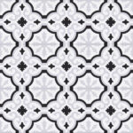 Carrelage imitation carreaux de ciment Pasicos ORLY - motif Orly BLANC