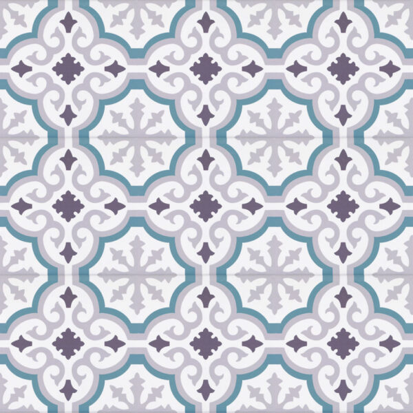 Carrelage imitation carreaux de ciment Pasicos ORLY - motif Orly BLEU