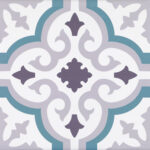 Carrelage imitation carreaux de ciment Pasicos ORLY - motif Orly BLEU
