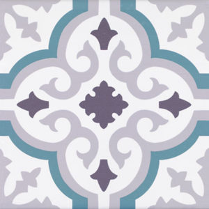Carrelage imitation carreaux de ciment Pasicos ORLY - motif Orly BLEU