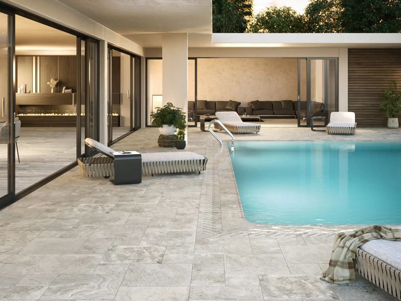 Carrelage terrasse & tour de piscine