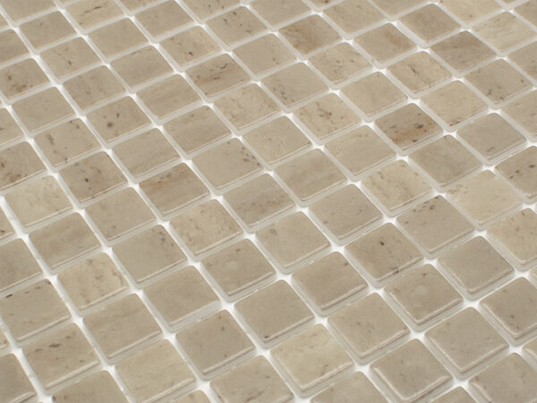 Mosaïque verre salle de bain et piscine Reviglass KARMA TRAVERTINE