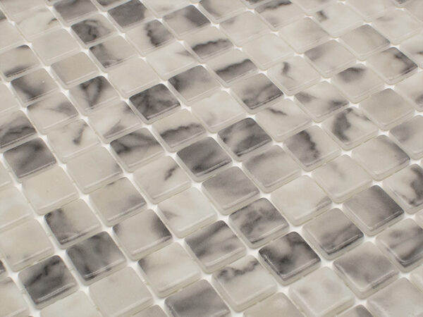 Mosaïque verre salle de bain et piscine Reviglass KARMA SMOKY