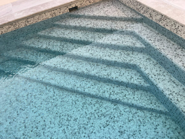 Mosaïque verre salle de bain et piscine Reviglass KARMA SMOKY – Image 3