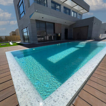 Mosaïque verre salle de bain et piscine Reviglass KARMA CALACATTA