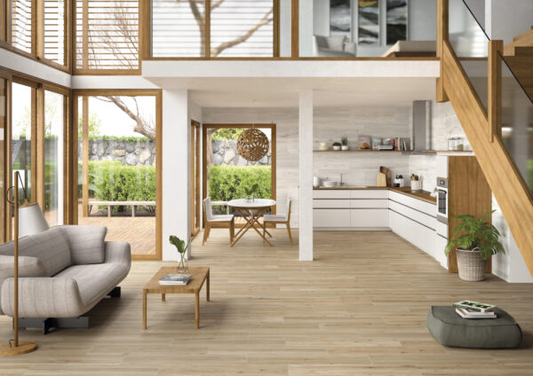 Carrelage imitation parquet bois STN WOODVILLE - couleur NATURAL