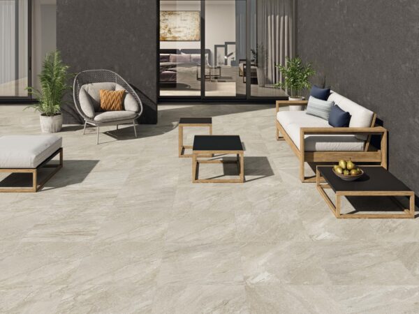 Carrelage travertin Stn ICARIA - BEIGE 60x60cm