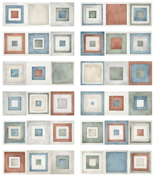 Carrelage mural faïence Dado VILLAGE COLOR - RIQUADRI 25x75 cm (12 variations existantes)