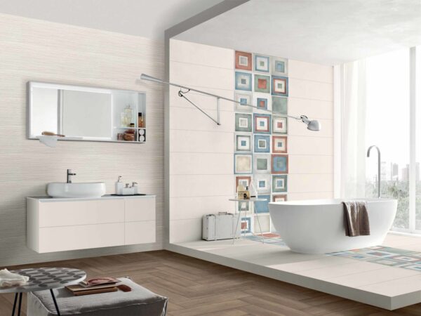 Carrelage mural faïence Dado VILLAGE COLOR 25x75 cm