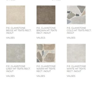 Carrelage carré imitation pierre STN GLAMSTONE 75x75cm