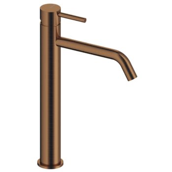 Mitigeur lavabo haut Sanycces LOOP - or rose brossé